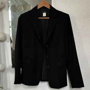 J. Crew Black Wool Blazer